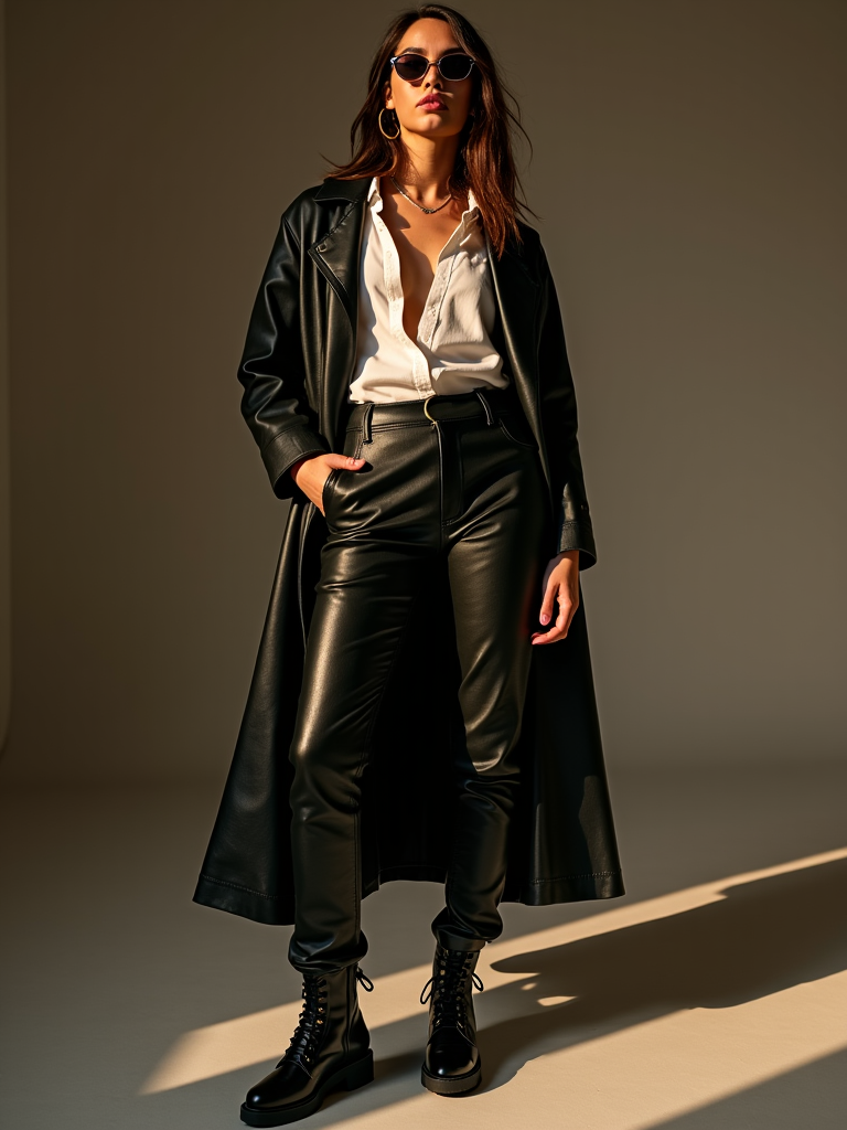Leather Pants Outfit Ideas