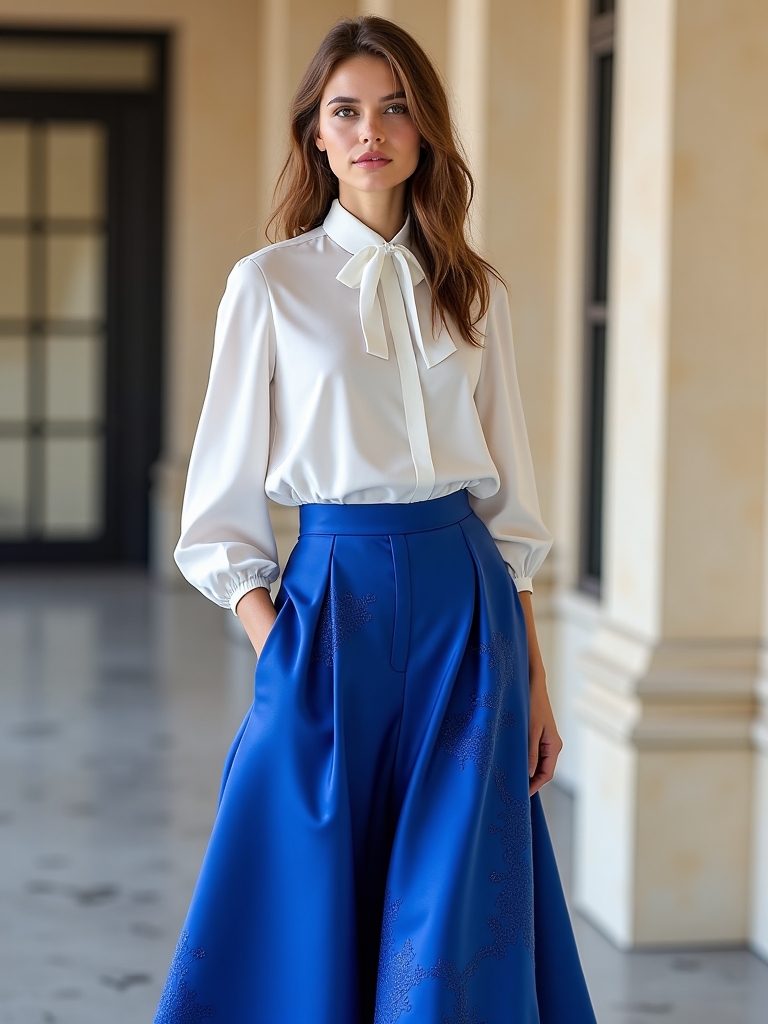 Satin Skirt Outfit Ideas