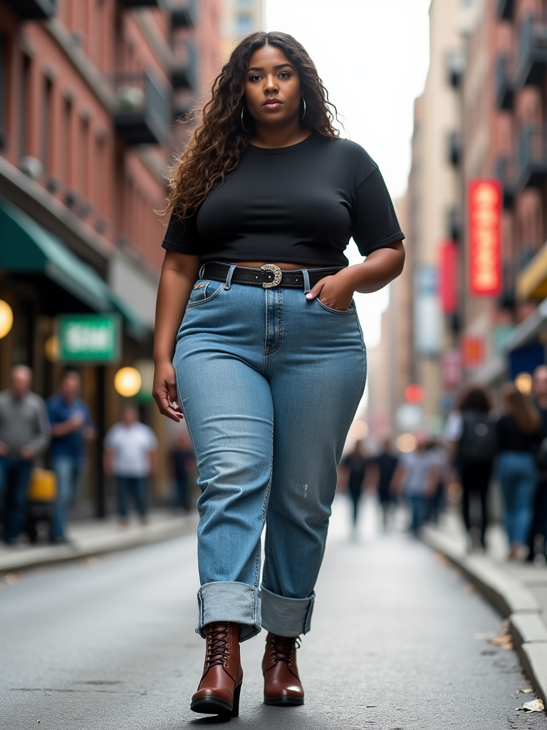 Plus Size Baggy Jeans Outfit Ideas