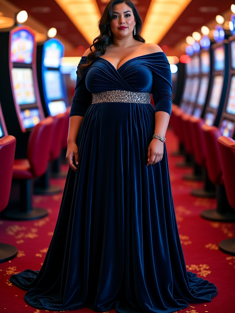 Plus Size Casino Outfits Ideas