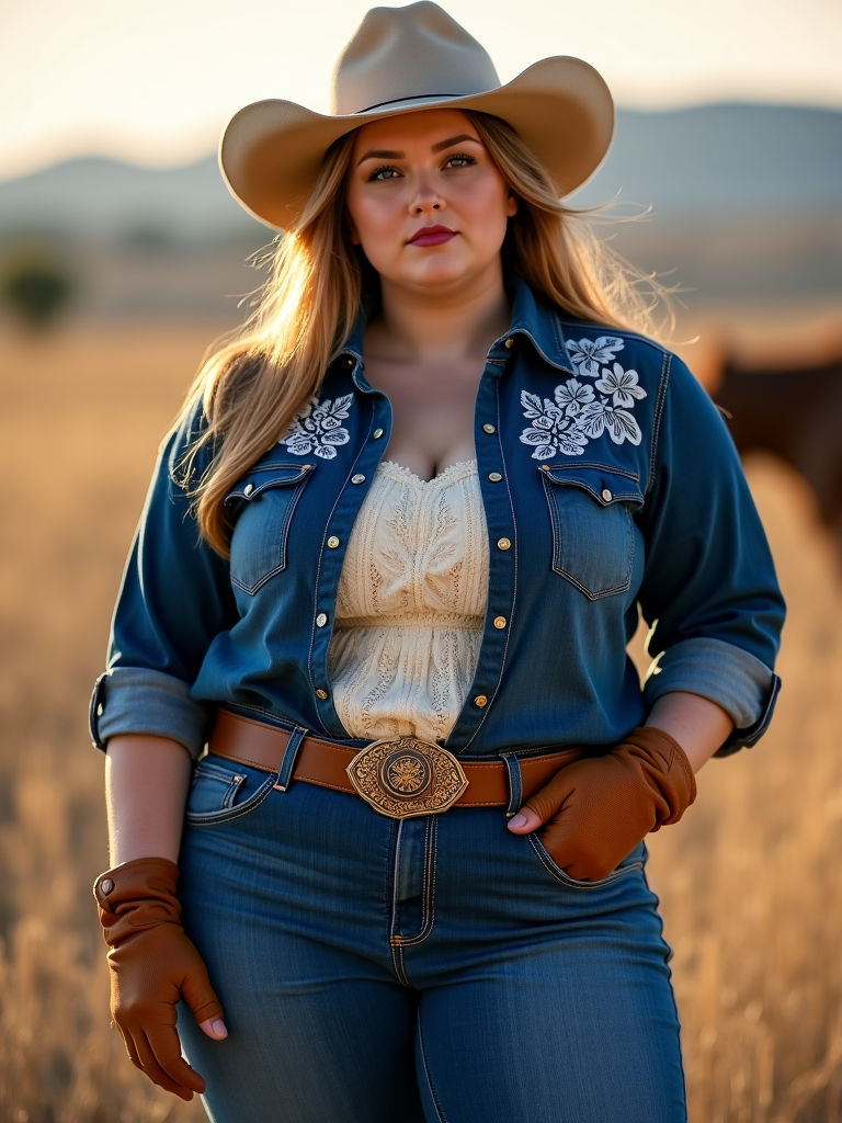 Plus Size Cowboy Outfit Ideas