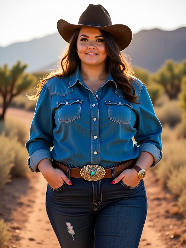 Plus Size Cowgirl Outfits Ideas