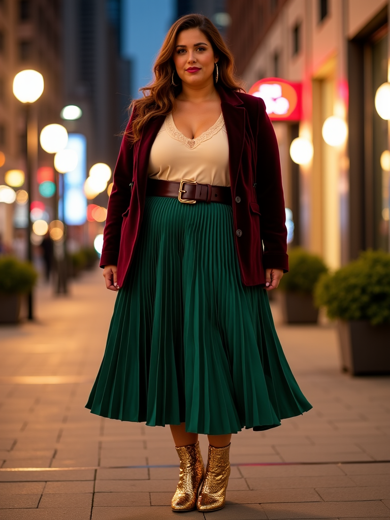 Plus Size Dinner Date Outfits Ideas
