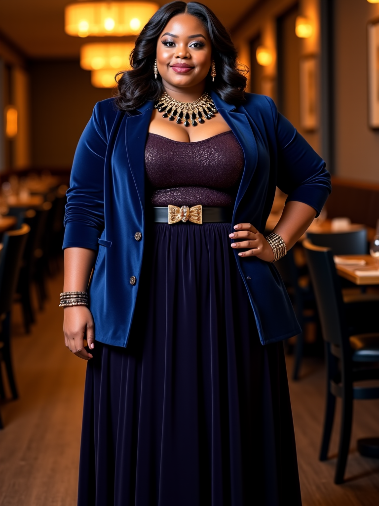 Plus Size Dinner Outfits Ideas