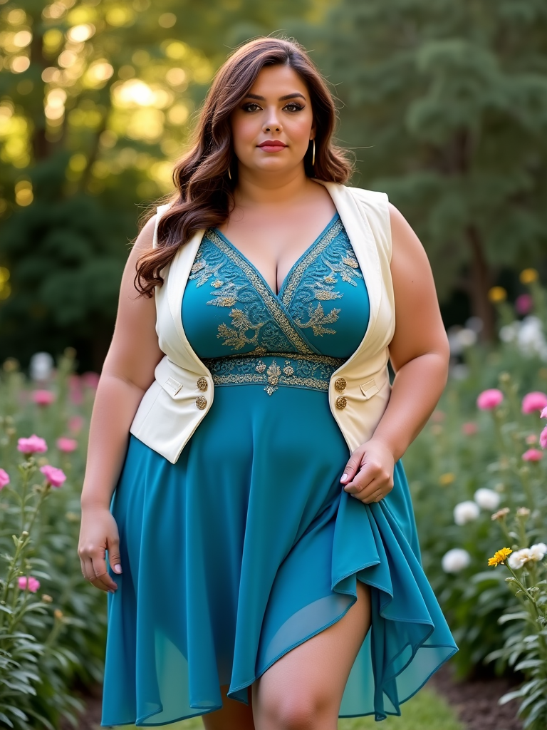 Plus Size Garden Party Outfits Ideas