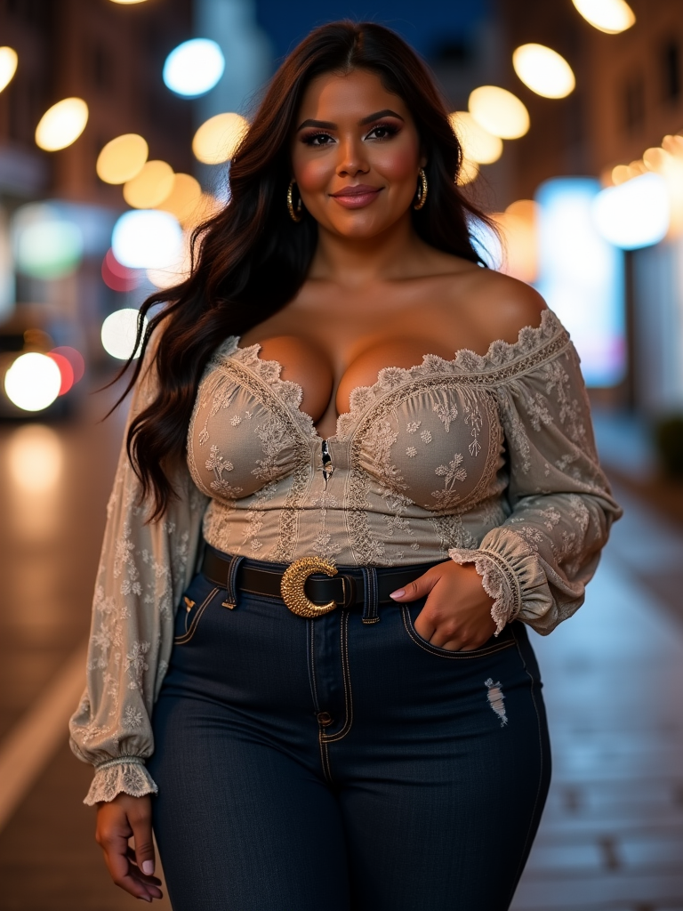 Plus Size Night Out Jeans Outfit Ideas