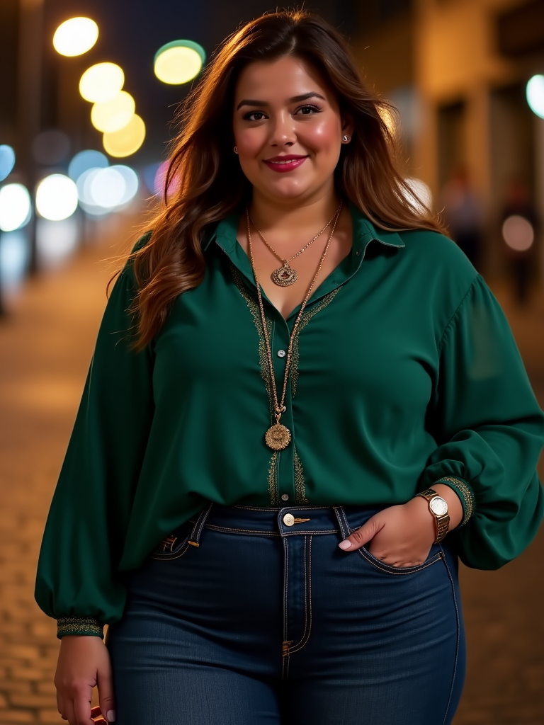 Plus Size Night Out Jeans Outfit Ideas