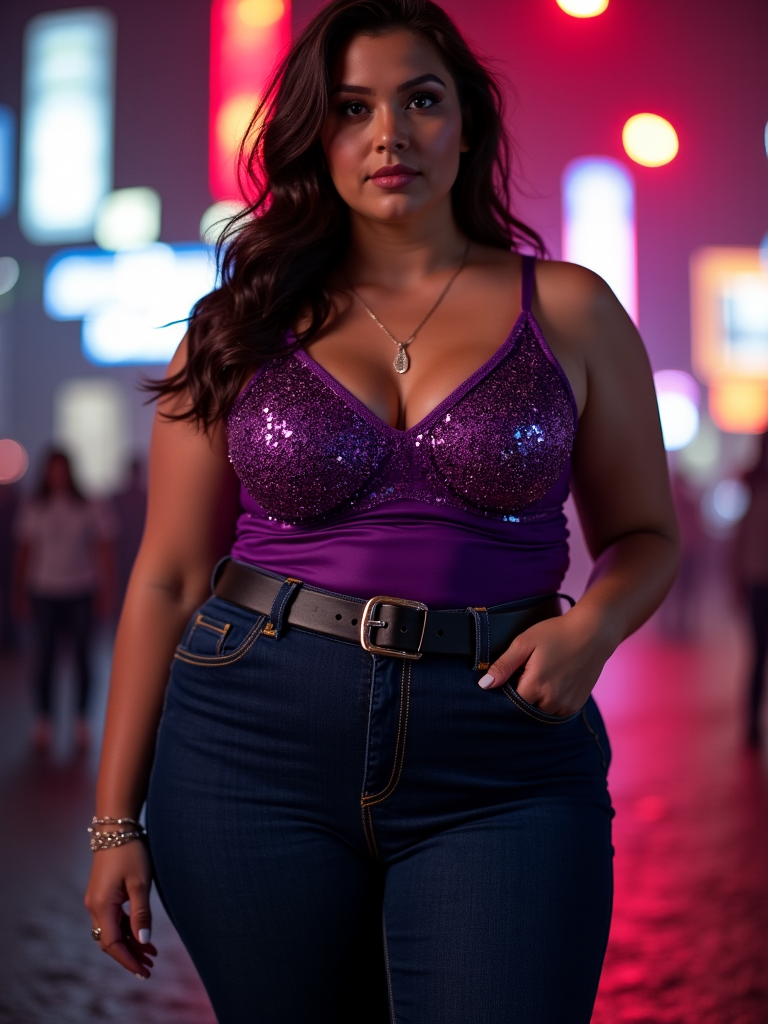 Plus Size Night Out Jeans Outfit Ideas