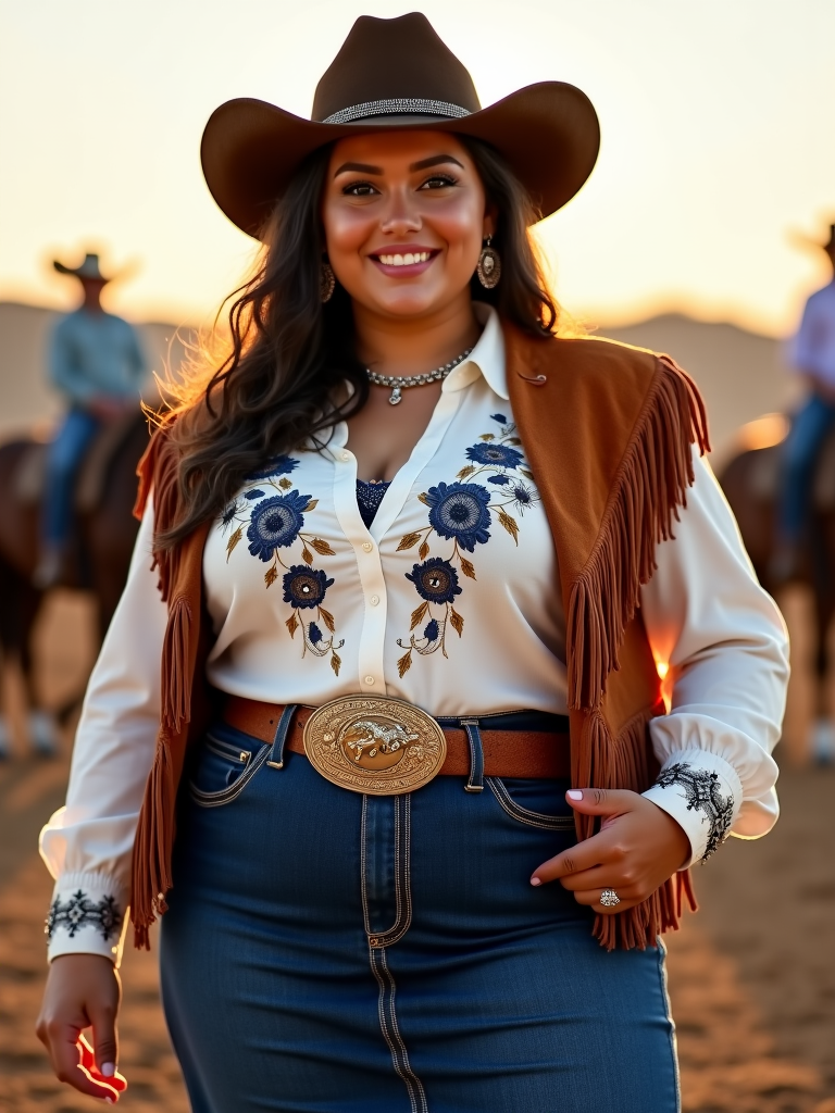 Plus Size Rodeo Outfits Ideas