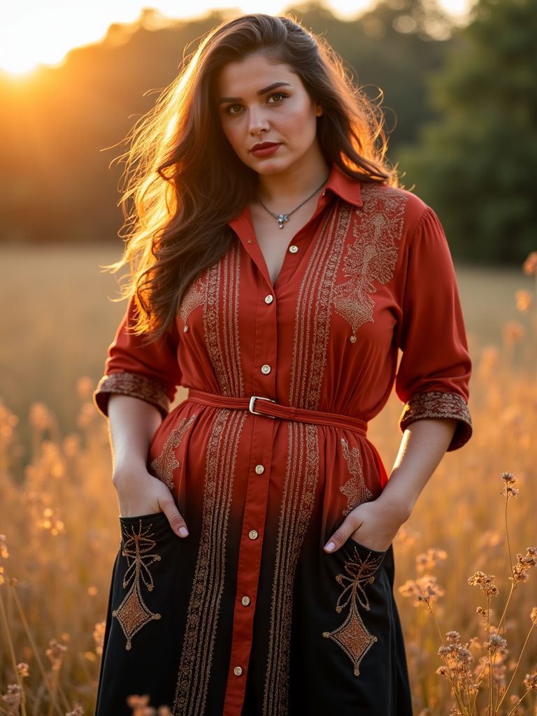 Plus Size Shirt Dress Outfit Ideas