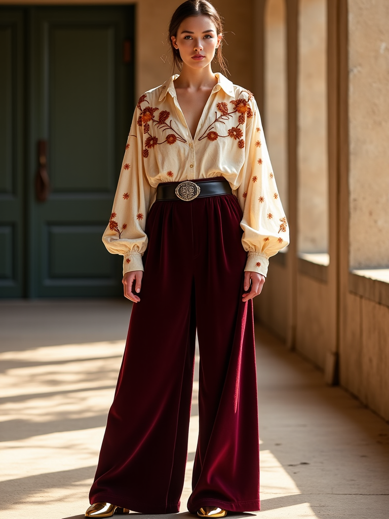 Plus Size Wide Leg Pants Outfit Ideas