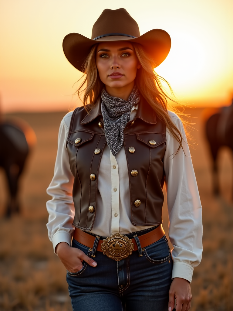 Women's Cowboy Outfit Ideas